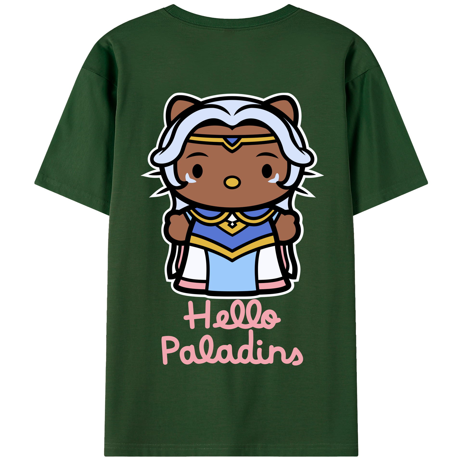 （画像用） Hello Kitty ハローキティ 綿100％半袖Tシャツ（背面プリント）